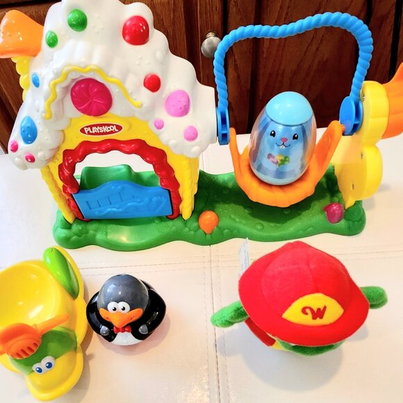 Playskool Playground Swing, Blue Weeble, Weeble Penguin etc Discount Shipping!! - Picture 2 of 4